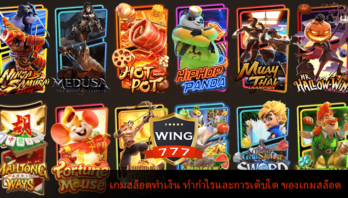 เกมสล็อตทำเงิน ทำกำไรและการเติบโต ของเกมสล็อต