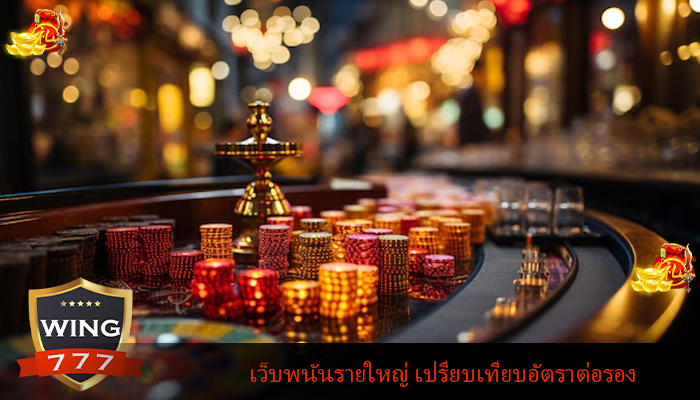 เว็บพนันรายใหญ่ เปรียบเทียบอัตราต่อรอง