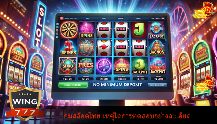 เกมสล็อตไทย เหตุใดการทดสอบอย่างละเอียด