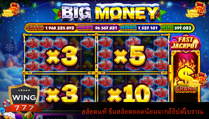 สล็อตแท้ ธีมสล็อตยอดนิยมจากอียิปต์โบราณ
