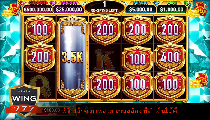 พีจี สล็อต ภาพสวย เกมสล็อตที่ทำเงินได้ดี