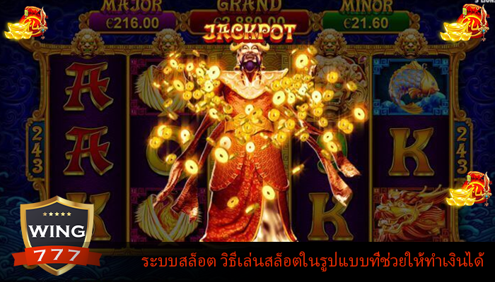 ระบบสล็อต วิธีเล่นสล็อตในรูปแบบที่ช่วยให้ทำเงินได้