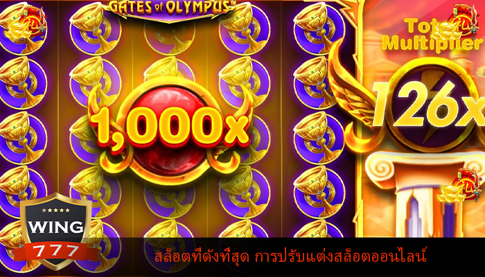 สล็อตที่ดังที่สุด การปรับแต่งสล็อตออนไลน์