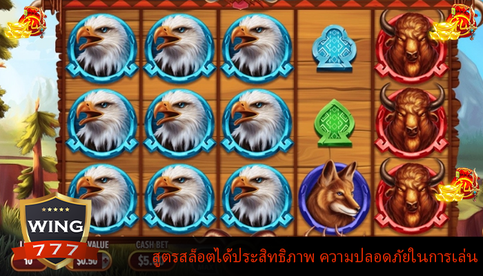 สูตรสล็อตได้ประสิทธิภาพ ความปลอดภัยในการเล่น
