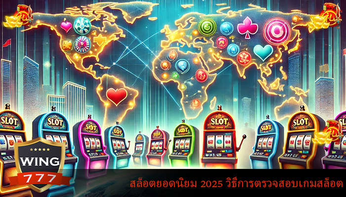 สล็อตยอดนิยม 2025 วิธีการตรวจสอบเกมสล็อต