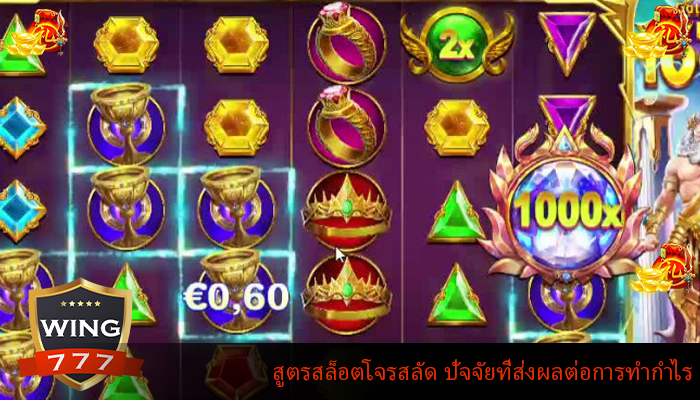 สูตรสล็อตโจรสลัด ปัจจัยที่ส่งผลต่อการทำกำไร