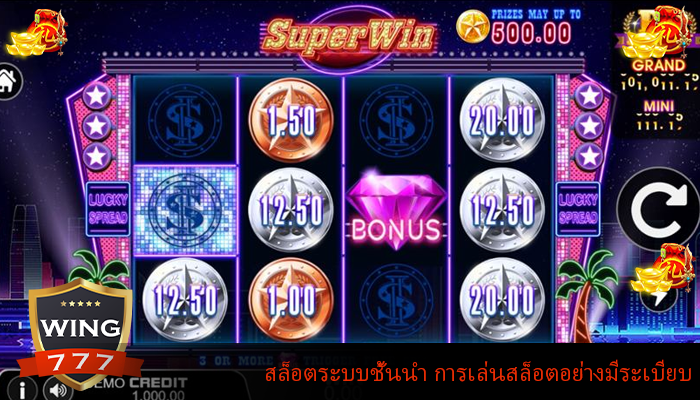 สล็อตระบบชั้นนำ การเล่นสล็อตอย่างมีระเบียบ