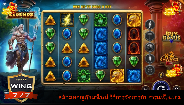 สล็อตผจญภัยมาใหม่ วิธีการจัดการกับการแพ้ในเกม