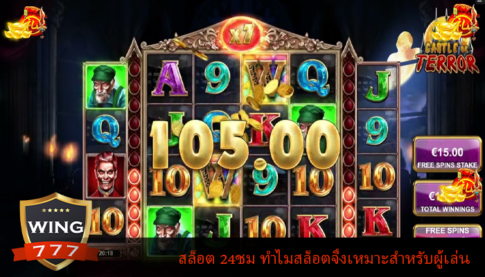 สล็อต 24ชม ทำไมสล็อตจึงเหมาะสำหรับผู้เล่น