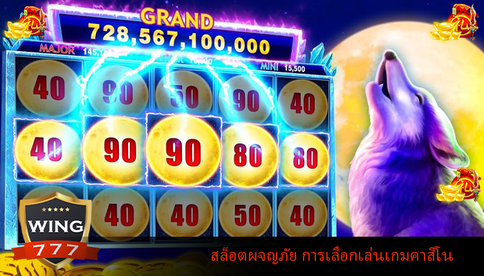 สล็อตผจญภัย การเลือกเล่นเกมคาสิโน