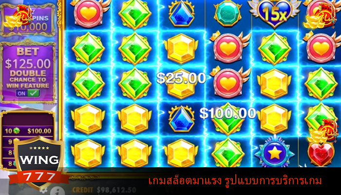 เกมสล็อตมาแรง รูปแบบการบริการเกม
