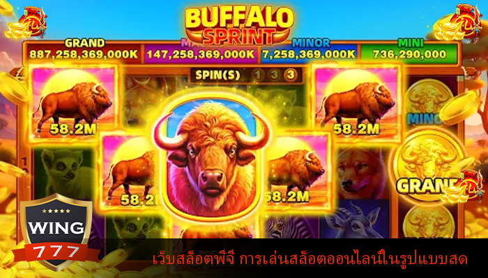 เว็บสล็อตพีจี การเล่นสล็อตออนไลน์ในรูปแบบสด