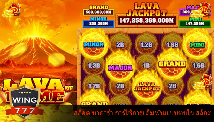 สล็อต บาคาร่า การใช้การเดิมพันแบบทบในสล็อต