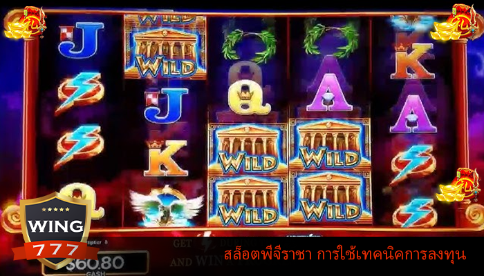 สล็อตพีจีราชา การใช้เทคนิคการลงทุน