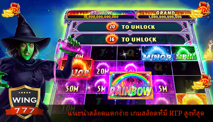 แนะนำสล็อตแตกง่าย เกมสล็อตที่มี RTP สูงที่สุด