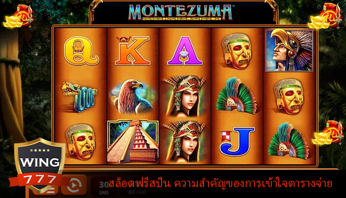 สล็อตฟรีสปิน ความสำคัญของการเข้าใจตารางจ่ายเงิน