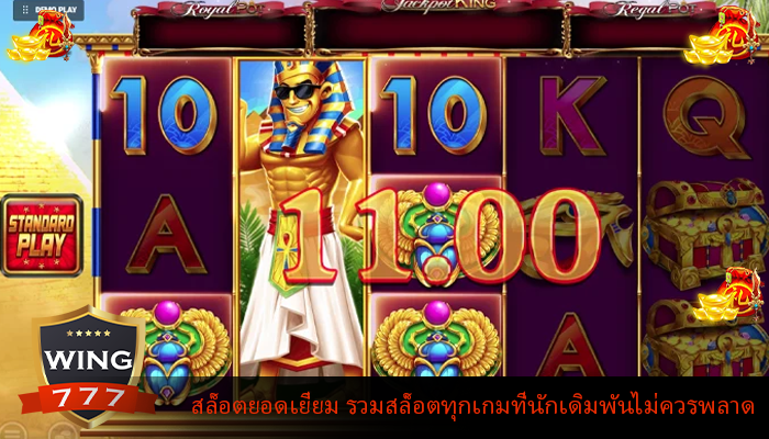 สล็อตยอดเยี่ยม รวมสล็อตทุกเกมที่นักเดิมพันไม่ควรพลาด