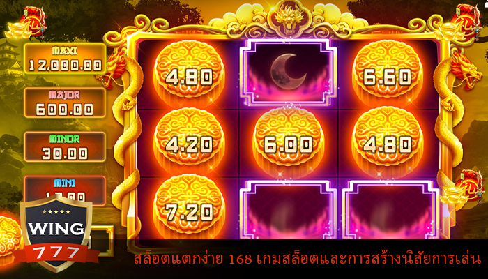 สล็อตแตกง่าย 168 เกมสล็อตและการสร้างนิสัยการเล่น
