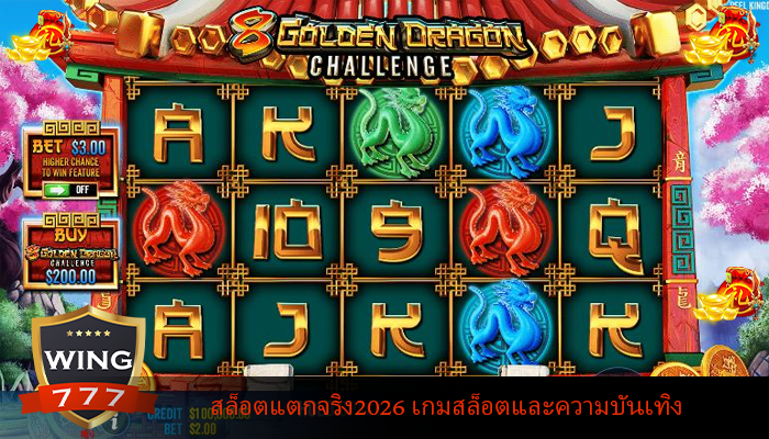 สล็อตแตกจริง2026 เกมสล็อตและความบันเทิง