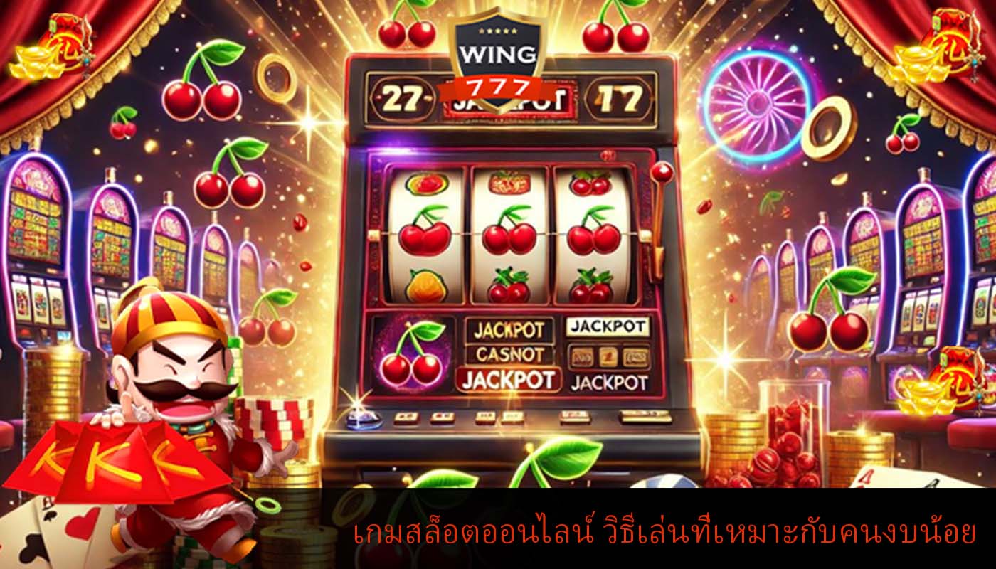 เกมสล็อตออนไลน์ วิธีเล่นที่เหมาะกับคนงบน้อย