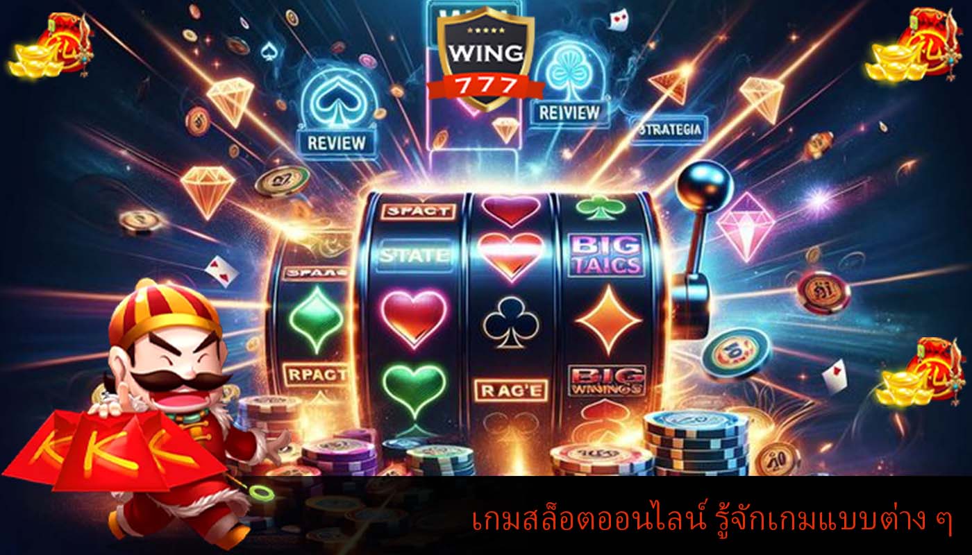 เกมสล็อตออนไลน์ รู้จักเกมแบบต่าง ๆ ที่สามารถสร้างรายได้เสริม